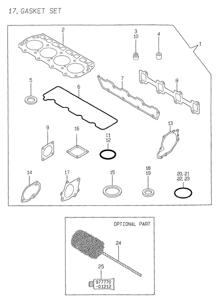 GASKET SET (4TNE94-G1A)