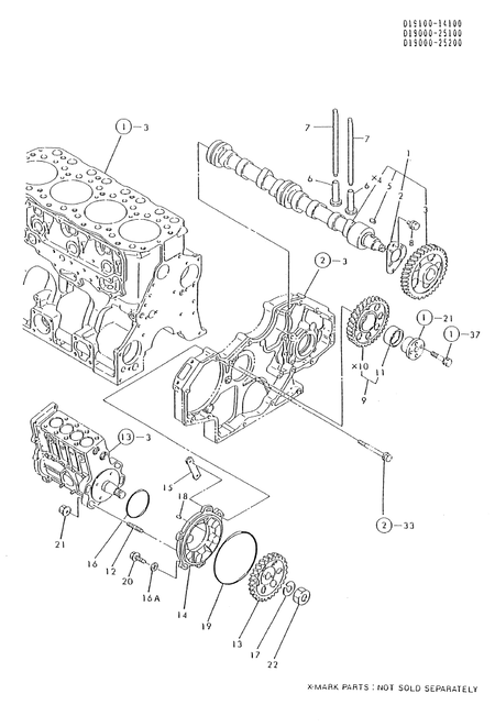 CAMSHAFT & IDLE GEAR (4TN100L-FA)