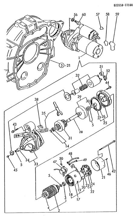 STARTING MOTOR (4T112TL-GN) STARTING MOTOR (4T112TL-GN)