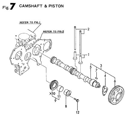 CAMSHAFT & DRIVING GEAR (4TN84TE-RNS)