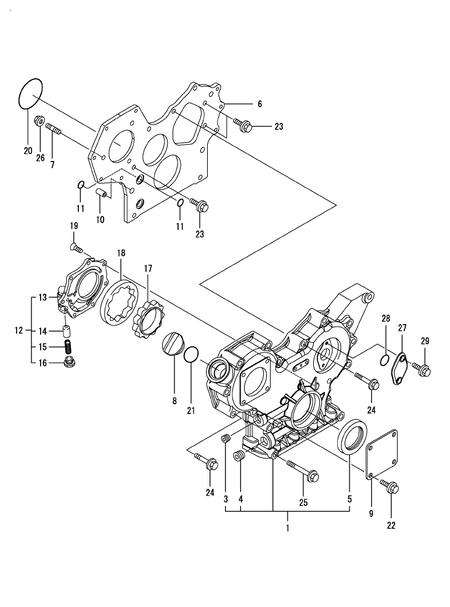 GEAR HOUSING (4TNV84T-BGGQ)
