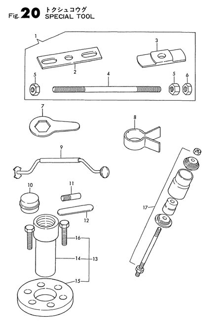 SPECIAL TOOL (TS60C-GB) SPECIAL TOOL (TS60C-GB)