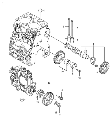 CAMSHAFT & DRIVING GEAR (2TNV70-HGE) CAMSHAFT & DRIVING GEAR (2TNV70-HGE)