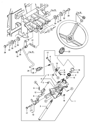 STEERING COLUMN (LX410(YANMAR)) STEERING COLUMN (LX410(YANMAR))