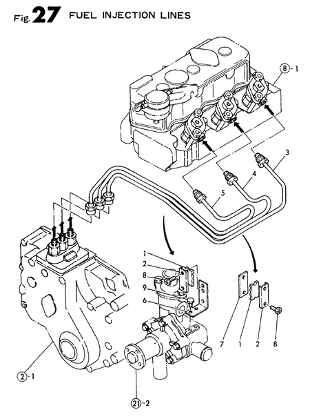 FUEL INJECTION LINES (3T72HA-A) FUEL INJECTION LINES (3T72HA-A)