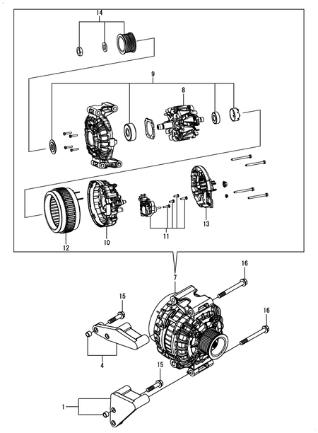 GENERATOR (4TN107FHT-4SSH1) GENERATOR (4TN107FHT-4SSH1)