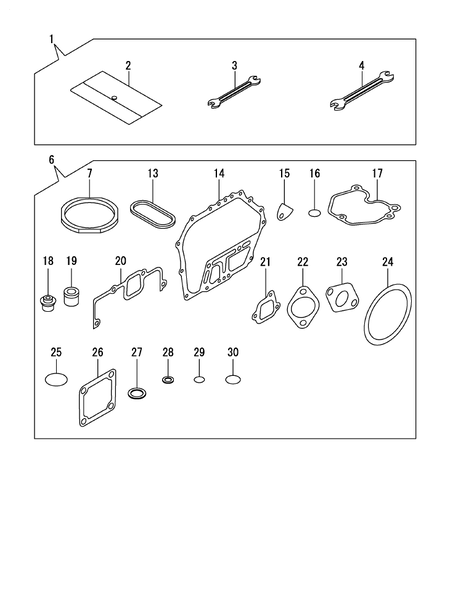 GASKET SET & TOOL (L70V6-PYYI)