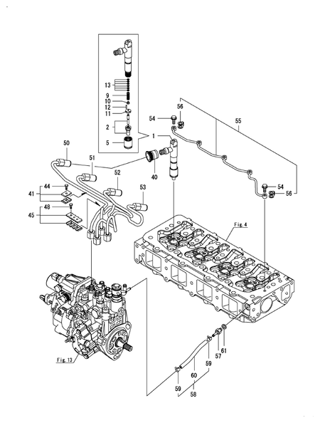 FUEL INJECTION VALVE (4TNV84T-BMIRD)