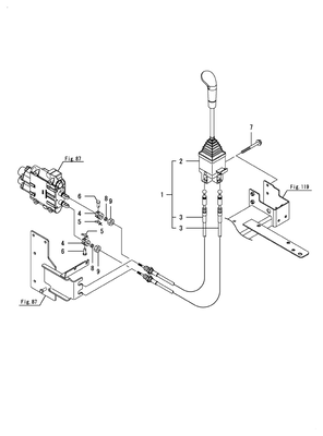 LEVER(SCV (LX410(YANMAR)) LEVER(SCV (LX410(YANMAR))
