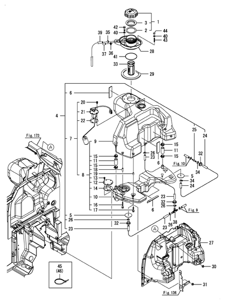 (199A)FUEL TANK(CABIN) (YT235Y)