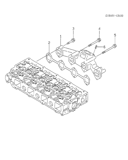 EXHUST MANIFOLD (4TN100TL-MCC)