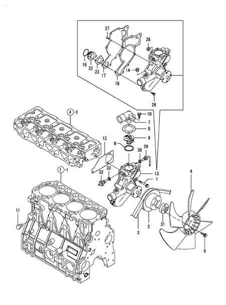 COOLING WATER SYSTEM (4TNE98-BQFLC)