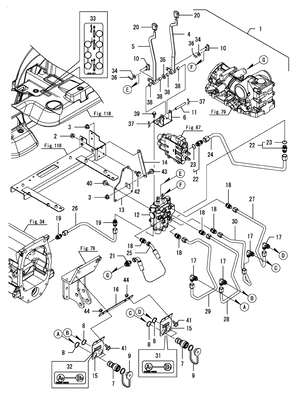 REAR REMOTE KIT (LX410(YANMAR))