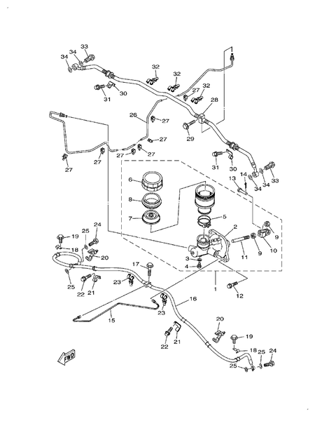 MASTER CYLINDER (YU700G-RD(2022US))