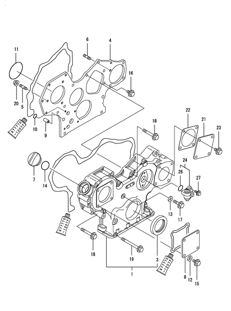 GEAR HOUSING (3TNV88-BNRG2H) GEAR HOUSING (3TNV88-BNRG2H)