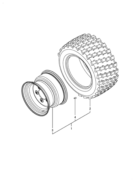 FRONT TIRE R3 (SC2450(YANMAR))
