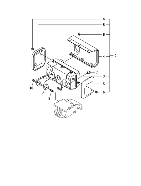 EXHAUST MUFFLER (L100N6-PEYT2YI)