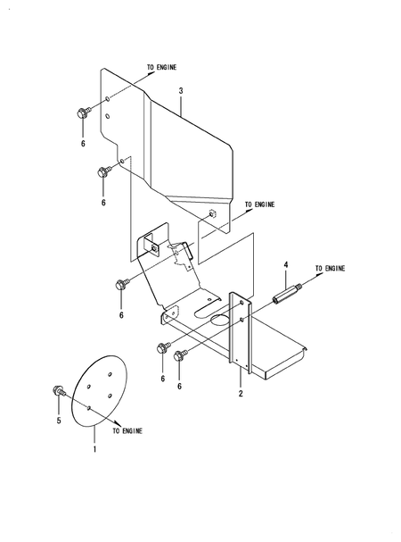ENGINE COVER(CABIN) (YT359Y)