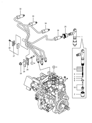 FUEL INJECTION VALVE (4TNV98-ZGGE) FUEL INJECTION VALVE (4TNV98-ZGGE)