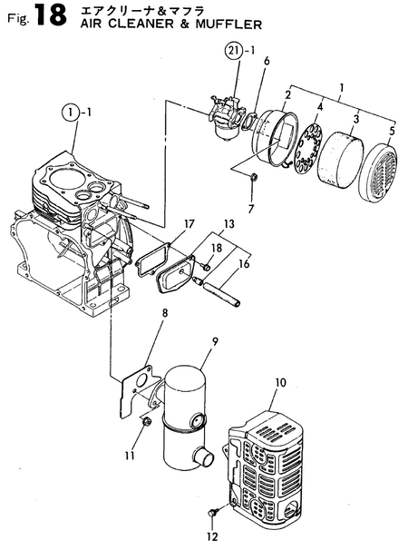 AIR CLEANER & MUFFLER (GE70-DPD)