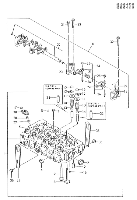CYLINDER HEAD (3TN84L-RFAVM) CYLINDER HEAD (3TN84L-RFAVM)