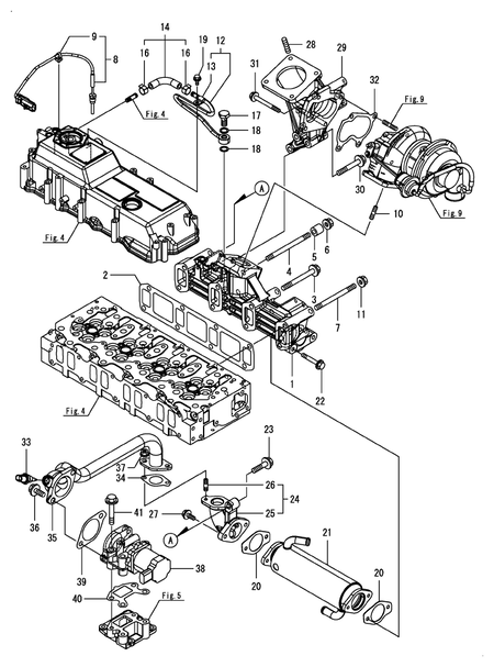 EXHAUST MANIFOLD (4TNV94FHT-XNRAQ)