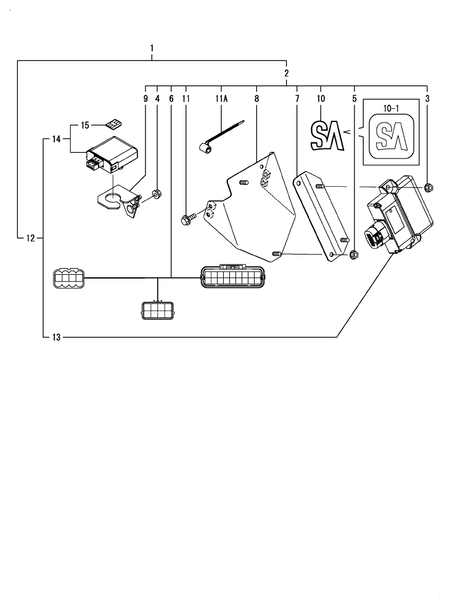 CONTROLLER(SA-R) (YT357AJ,Y(100001-)