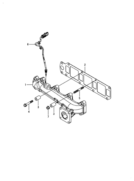 EXHAUST MANIFOLD (4TN107TT-6SMU1)