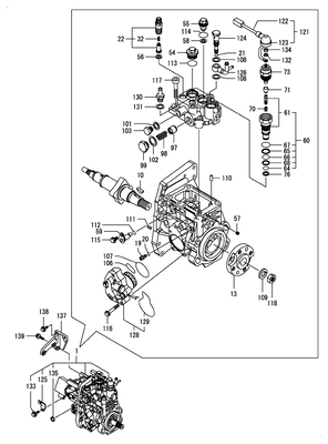 FUEL INJECTION PUMP (4TNV98-ZGGE) FUEL INJECTION PUMP (4TNV98-ZGGE)
