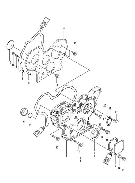 GEAR HOUSING (3TNV88-BDWL)