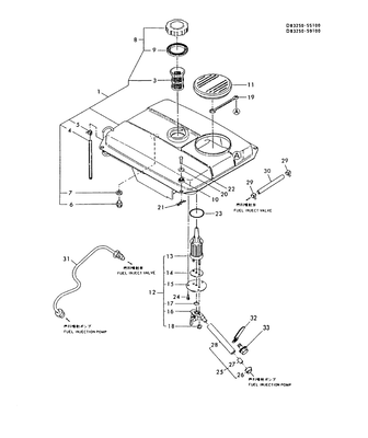 FUEL TANK & PIPE (DGY17/20(E)) (DGY17)