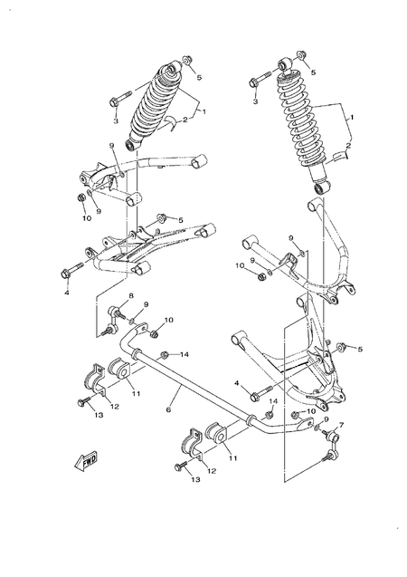 REAR SUSPENSION (YU700G-RD(2021US)) REAR SUSPENSION (YU700G-RD(2021US))