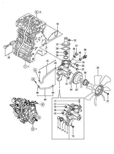 COOLING WATER SYSTEM (4TNV88-BLRG)
