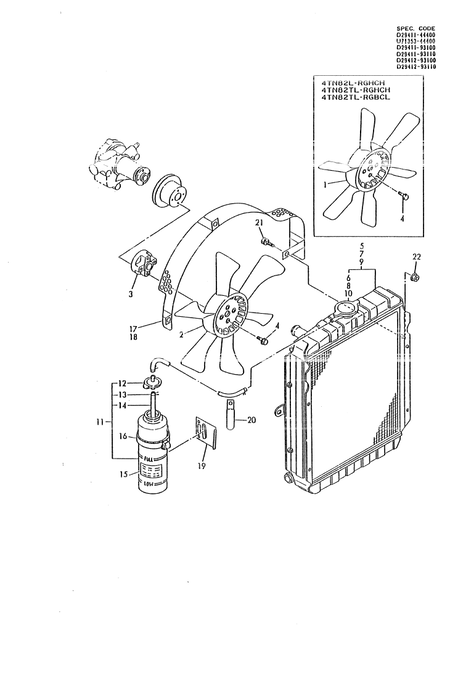 RADIATOR & FAN (4TN82TL-RGB)