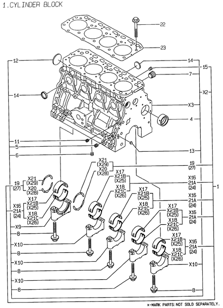 CYLINDER BLOCK (4TNE88-EPZ) CYLINDER BLOCK (4TNE88-EPZ)
