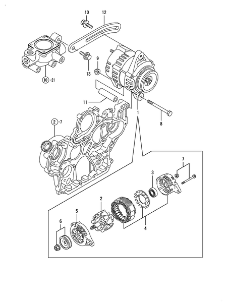 GENERATOR (4TNE94-DBC) GENERATOR (4TNE94-DBC)