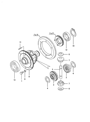 DIFFERENTIAL GEAR (LX4100(YANMAR)) DIFFERENTIAL GEAR (LX4100(YANMAR))