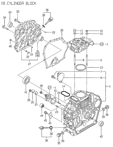 CYLINDER BLOCK (L40AE-DP3ST)