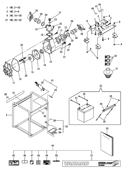 PUMP SET(YDP30N-E3) (YDP30TN-3)