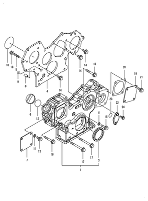 GEAR HOUSING (3TNV88F-EPMT) GEAR HOUSING (3TNV88F-EPMT)