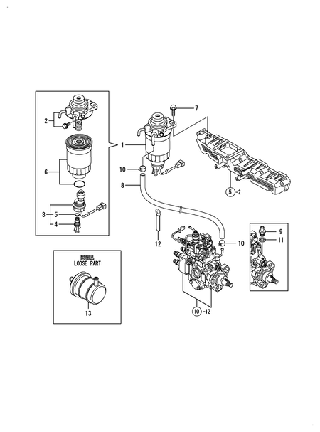 FUEL FILTER (4TNE98-URTL) FUEL FILTER (4TNE98-URTL)