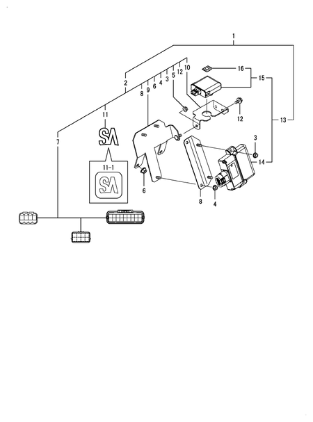 CONTROLLER(SA-R)(ROPS) (YT357AJ,Y(100001-)