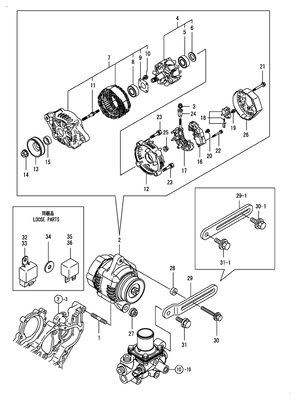 GENERATOR (4TNV98-ZNSA2D) GENERATOR (4TNV98-ZNSA2D)