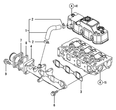 SUCTION MANIFOLD (3TNV82A-BDSA3)