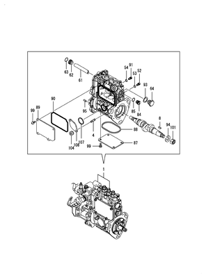 FUEL INJECTION PUMP (3TNV80F-NCUK)