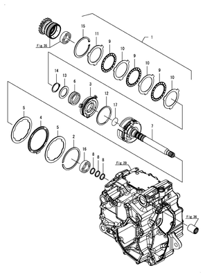 P.T.O. CLUTCH SHAFT (SA324)