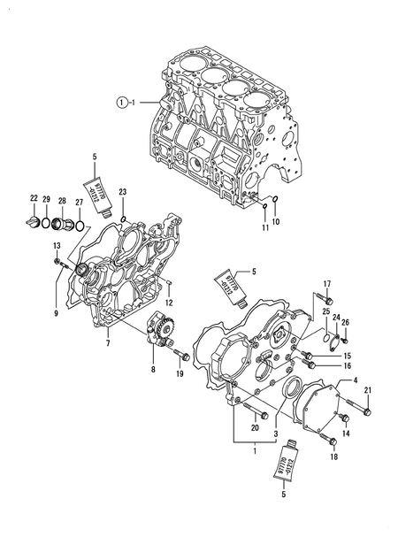 GEAR HOUSING (4TNE94-DBC)