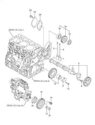 CAMSHAFT & DRIVING GEAR (3TNV70-ASA3) CAMSHAFT & DRIVING GEAR (3TNV70-ASA3)