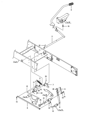 BRAKE PEDAL (SC2400(YANMAR))