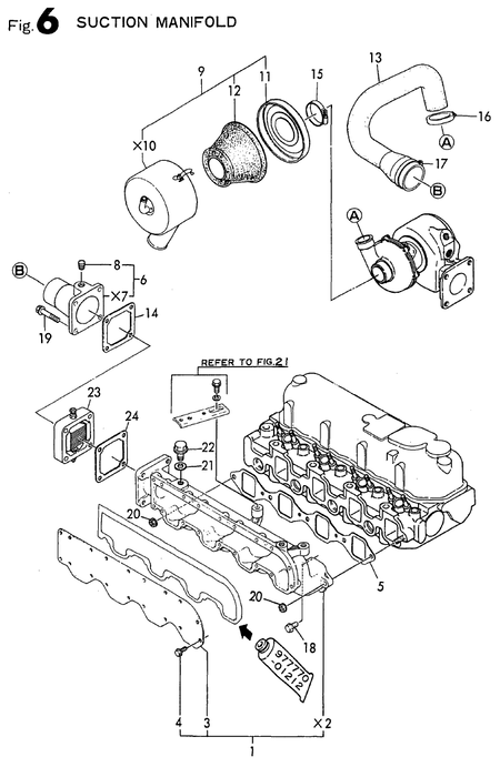 SUCTION MANIFOLD (4JH2LTE-K) SUCTION MANIFOLD (4JH2LTE-K)